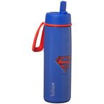 Nerezová termofľaša so slamkou 690 ml - Superman | b.box