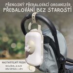 Prebaľovací organizér 3v1 - modrý
