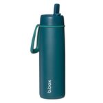 Nerezová termolahev s brčkem 690 ml - sea glass
