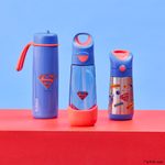 Lahev na pití s brčkem 600 ml - Superman | b.box