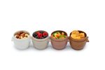 Tégliky na potraviny Snap&Go 118 ml - 4ks - krémové/ béžové