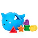 Silikonové třídění tvarů Narval, duhové