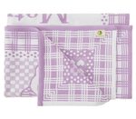 Dětská deka se jménem a údaji o miminku ŽIRAFA, 100 x 75 cm