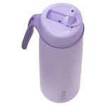 Nerezová termofľaša so slamkou 690 ml - lilac love