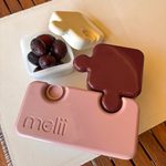 Desiatový box Puzzle 850 ml - Luxe ružový