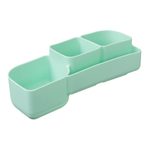 Silikónový bento organizér do veľkého boxu - zelený