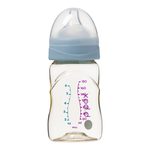 Antikoliková dojčenská fľaša 180 ml - modrá