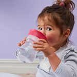 Pohár pre batoľatá 12m+ - ružový 240 ml