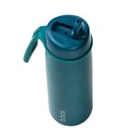 Nerezová termolahev s brčkem 690 ml - sea glass
