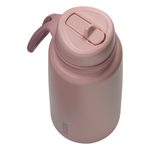 Nerezová termolahev s brčkem 1l - berry smoothie
