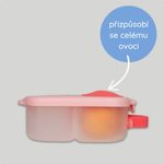 Box na občerstvenie stredný - ružová/oranžová