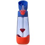 Lahev na pití s brčkem 600 ml - Superman | b.box
