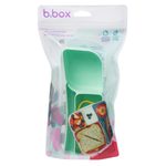 Silikónový bento organizér do veľkého boxu - zelený