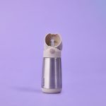 Termoska na pitie so slamkou 350 ml - béžová