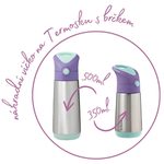 Náhradní víčko pro Termosku na pití s brčkem - lilac pop