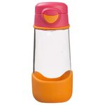 Fľaša Sport na pitie 450 ml - ružová/oranžová