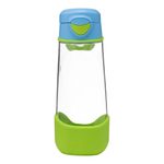 Svačinový box střední + Sport lahev 600 ml - set modrý/zelený