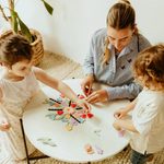 Senzorická antistresová mandala pro děti, duhová