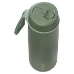 Nerezová termolahev s brčkem 690 ml - olive