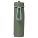Nerezová termolahev s brčkem 690 ml - olive