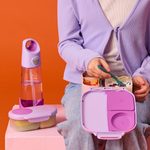 Lahev na pití s brčkem 600 ml - sugar plum