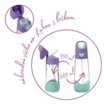 Náhradní víčko pro Lahev na pití s brčkem - lilac pop