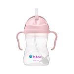 Hrnček so slamkou - ružový 240 ml