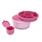 Bento krabička na šalát a desiatu 1600 ml - ružová