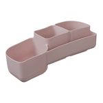 Silikonový bento organizér do velkého boxu - růžový