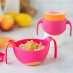 360° netekúci učiaci hrnček 250 ml - lilac pop