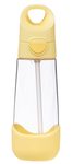 Fľaša na pitie so slamkou 600 ml - lemon twist