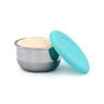 Nerezová dóza 89 ml so silikónovým viečkom 3ks - zelená/ modrá