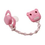 Silikonový klip na dudlík, 2 ks - blush/vanilla