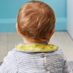 Cestovní bryndáček se lžičkou - žlutý