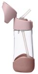 Fľaša na pitie so slamkou 450 ml - blush crush