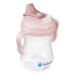 Hrneček s pítkem 4m+ - světle růžový 240 ml