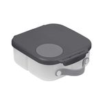 Svačinový box střední + Lahev s brčkem 600 ml - graphite