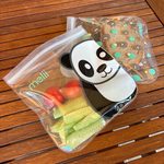 Opakovatelně použitelné sáčky na svačinu 4ks- Panda, Medvěd