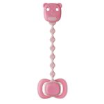 Silikonový klip na dudlík, 2 ks - blush/vanilla