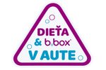 Samolepka DIEŤA & b.box V AUTE - verze SK