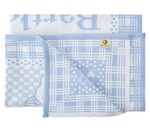 Dětská deka se jménem a údaji o miminku ŽIRAFA, 100 x 75 cm