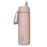 Nerezová termofľaša so slamkou 690 ml - blush crush