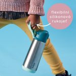 Termoska na pitie šport 500 ml - indigo/ružová