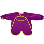 Bryndáček s rukávy - fialový
