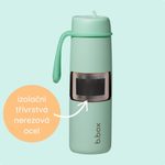 Nerezová termofľaša so slamkou 690 ml - spearmint