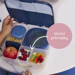 Box na občerstvenie veľký - ružový/oranžový