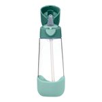 Svačinový box střední + Lahev s brčkem 600 ml - set emerald forest