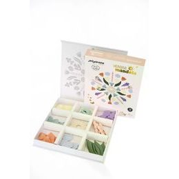 Senzorická antistresová mandala pro děti, pastelová