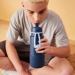 Desiatový box stredný + Mini krabička na desiatu - set ružový