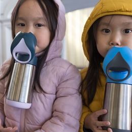 Svačinový box střední - indigo/růžový